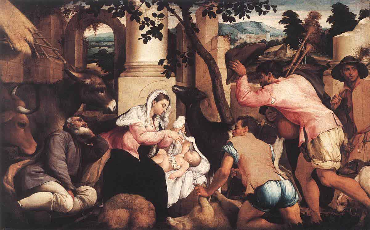 Jacopo Bassano The Adoration of the Shepherds